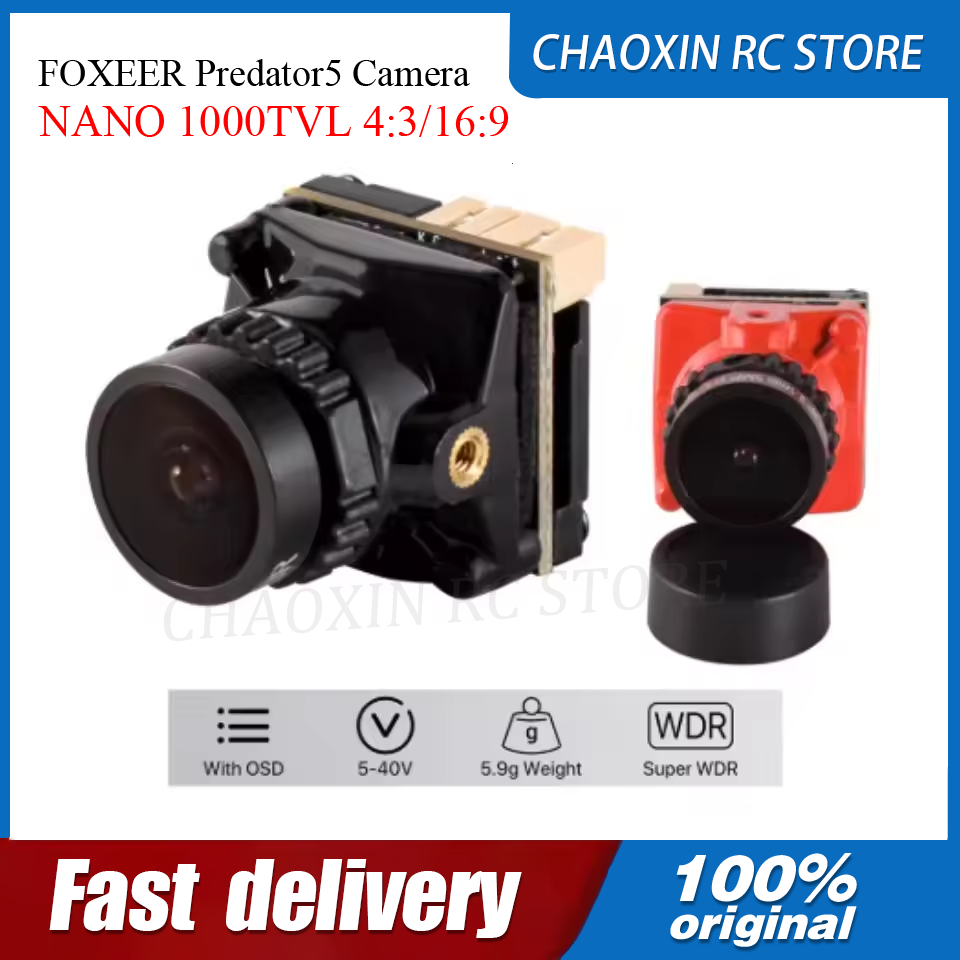 FOXEER Predator5 caméra NANO 1 - Drone Racing Camera avis et prix